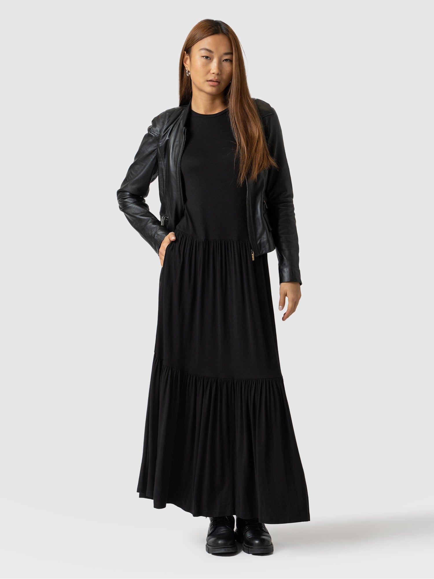 Greenwich Dress - Jersey Black